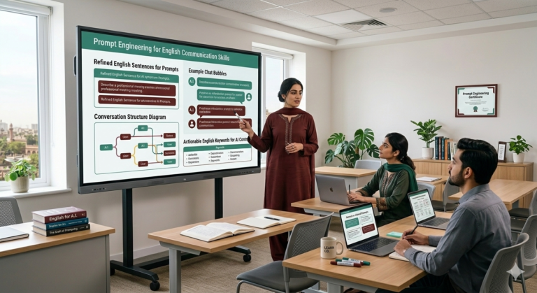 Prompt Engineering for English Communication Skills